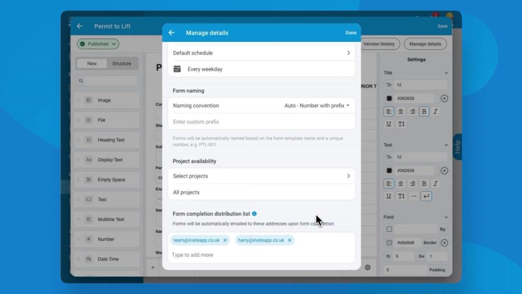 Automatically send completed forms Cover Image