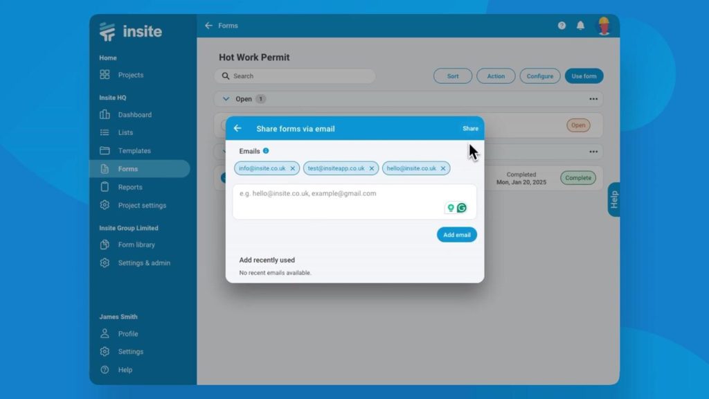 Email forms Cover Image
